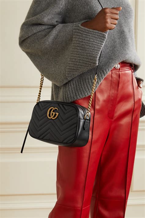 gucci crossbody marmont small|Gucci Marmont large camera bag.